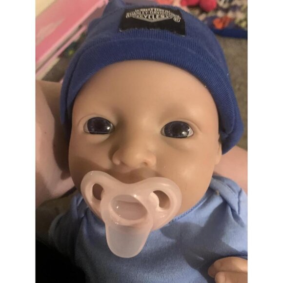 🆕20 inch Full Body Silicone Baby Dolls Boy With Realistic Two Lower Teeth - Picture 2 of 9